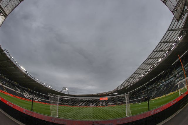 A general view of MKM Stadium ahead of the Pre-season friendly match Hull City vs Sunderland at MKM Stadium, Hull, United Kingdom, 29th July 2025

(Photo by Alfie Cosgrove/News Images)