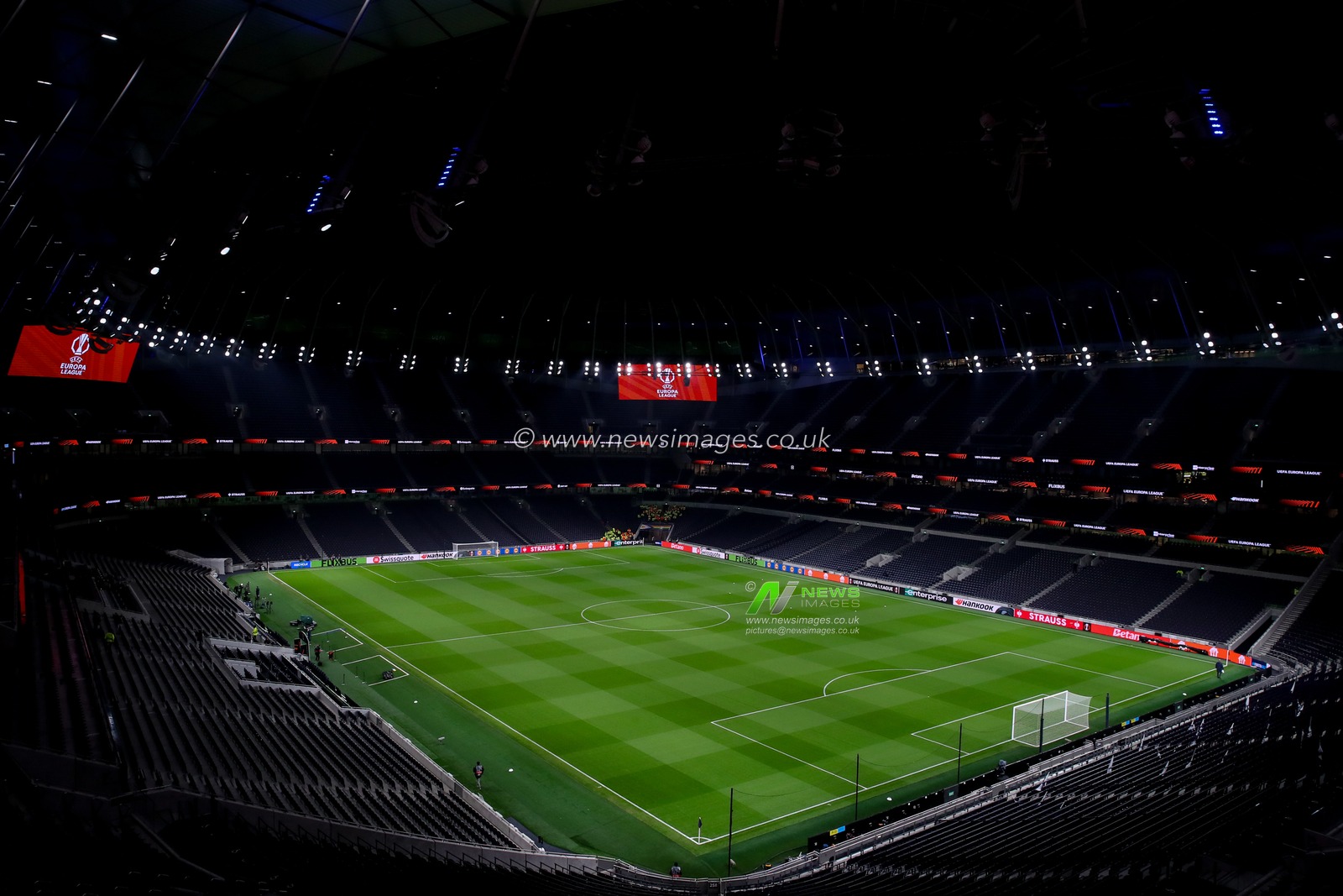 A general view of The Tottenham Hotspur Stadium during the UEFA Europa League - League Stage match Tottenham Hotspur vs A.S. Roma at Tottenham Hotspur Stadium, London, United Kingdom, 28th November 2024

(Photo by Gareth Evans/News Images)