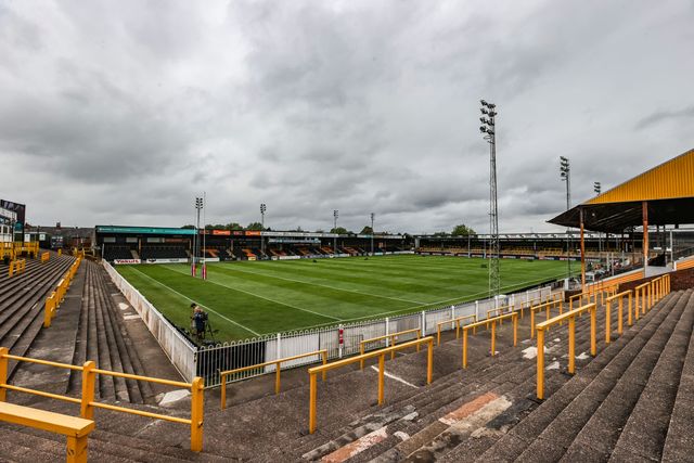 A general view of the Mend-A-Hose Jungle ahead of the Betfred Super League round 19 match Castleford Tigers vs Warrington Wolves at The Mend-A-Hose Jungle, Castleford, United Kingdom, 20th July 2025

(Photo by Alfie Cosgrove/News Images)