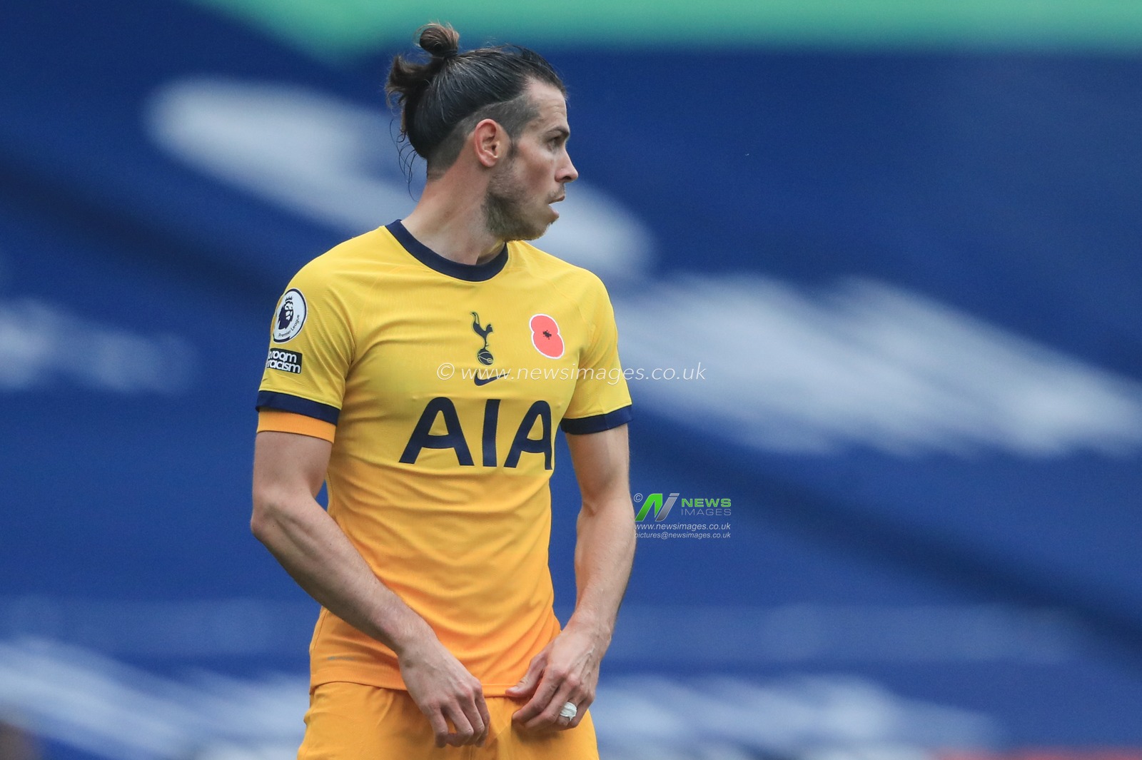 Gareth Bale #9 of Tottenham Hotspur during the game