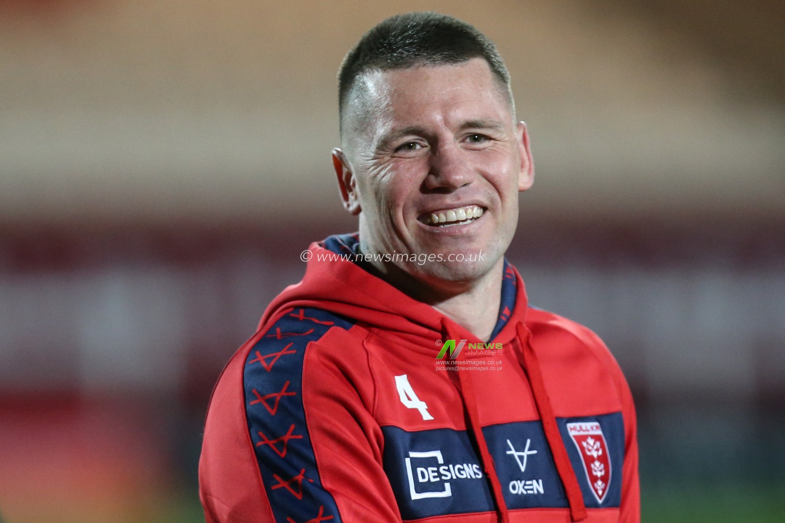 Shaun Kenny-Dowall #4 of Hull KR prior to the kick-off Hull KR v Castleford Tigers
