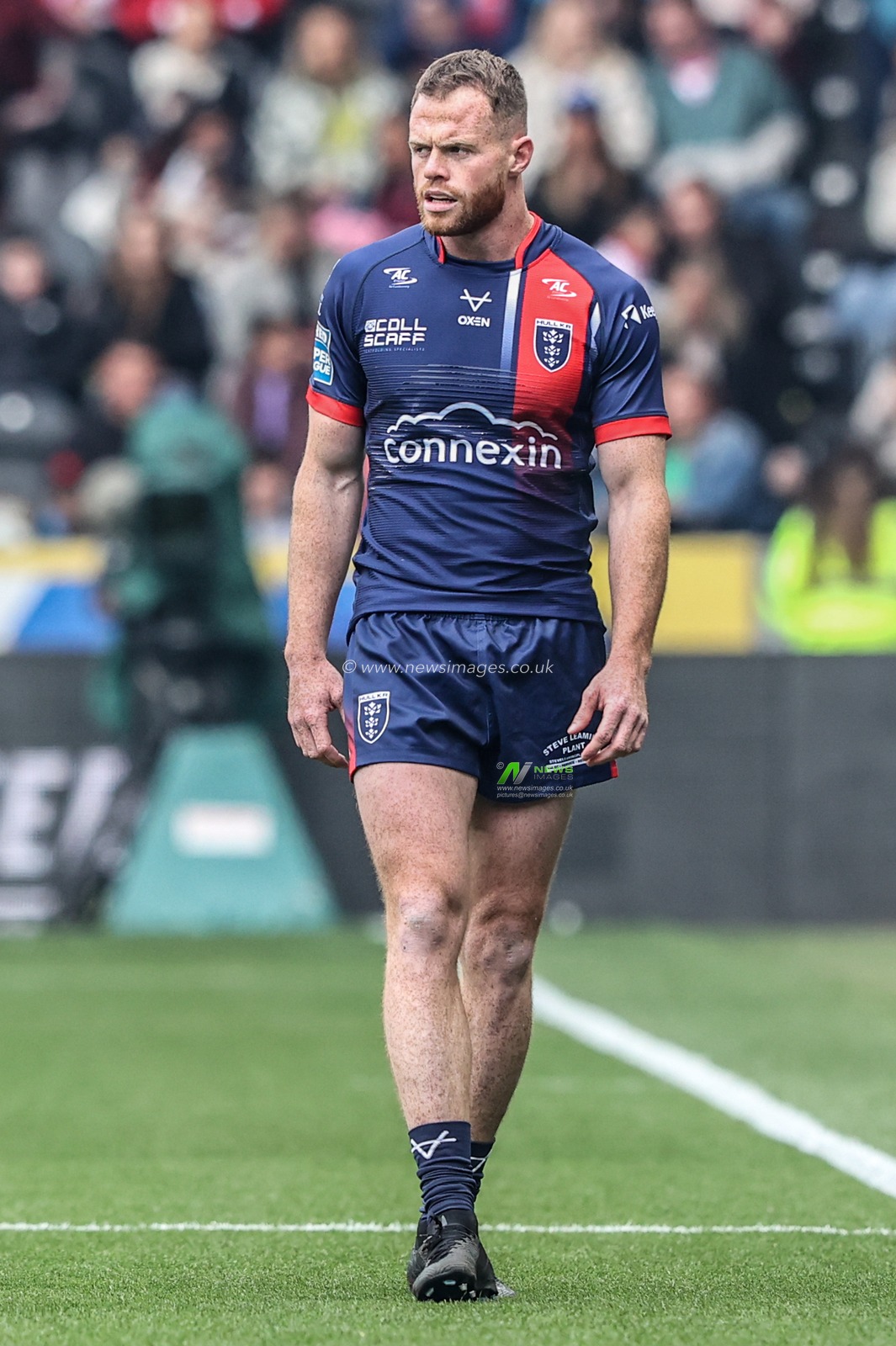 Joe Burgess of Hull KR during the Betfred Super League Round 8 match Hull FC vs Hull KR at MKM Stadium, Hull, United Kingdom, 18th April 2025

(Photo by Alfie Cosgrove/News Images)