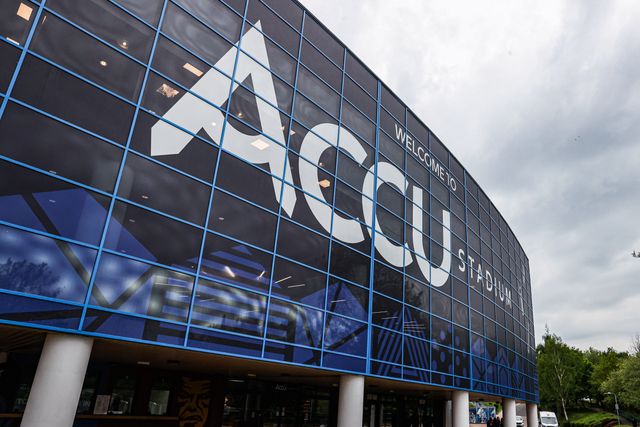 A general view of Accu Stadium ahead of the Betfred Super League round 10 match Huddersfield Giants vs Warrington Wolves at Accu Stadium, Huddersfield, United Kingdom on 02 May 2026

(Photo by Alfie Cosgrove/News Images)