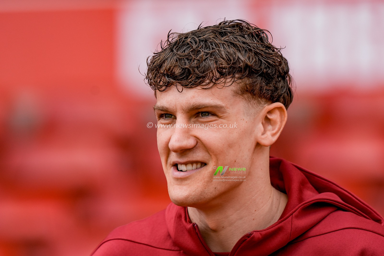 Ryan Yates of Nottingham Forest inspects the pitch prior to kick off during the Premier League match Nottingham Forest vs Aston Villa at City Ground, Nottingham, United Kingdom on 12 April 2026

(Photo by Maynard Manyowa/News Images)