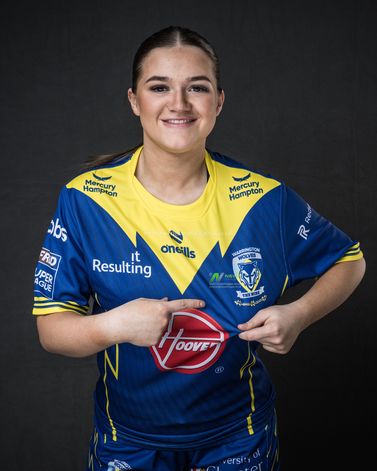 Warrington Wolves Women Headshots at Halliwell Jones Stadium, Warrington, United Kingdom, 5th March 2024

(Photo by Craig Thomas/News Images)