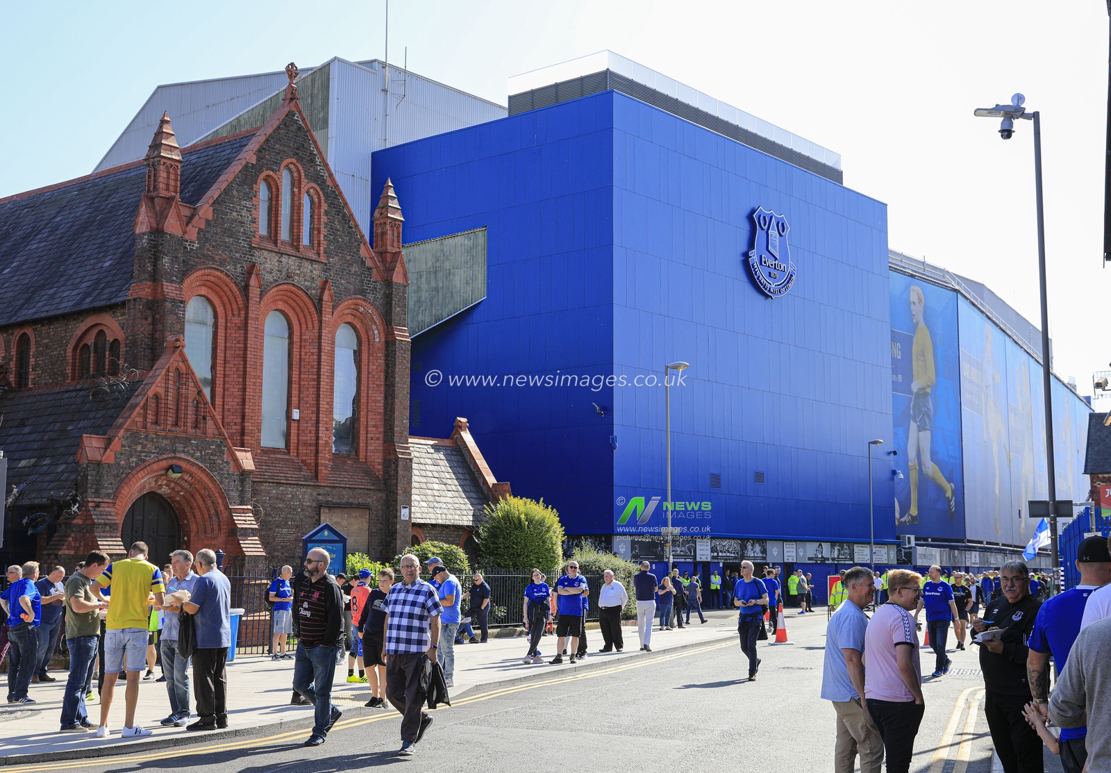 21st September 2019, Goodison Park, Liverpool, England ; Premier League Football, Everton vs Sheffield United : Exterior view of Goodison Park

Credit: Conor Molloy/News Images

English Football League images are subject to DataCo Licence