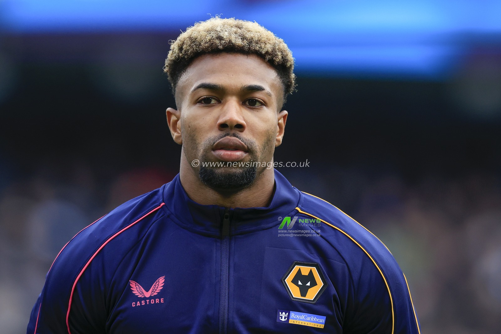 Adama Traore #37 of Wolverhampton Wanderers lines up ahead of the Premier League match Manchester City vs Wolverhampton Wanderers at Etihad Stadium, Manchester, United Kingdom, 22nd January 2023

(Photo by Conor Molloy/News Images)