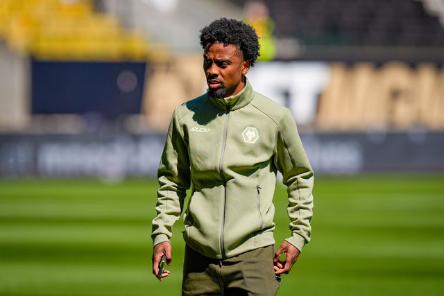 Angel Gomes of Wolverhampton Wanderers inspects the pitch prior to kick off during the Premier League match Wolverhampton Wanderers vs Tottenham Hotspur at Molineux, Wolverhampton, United Kingdom on 25 April 2026

(Photo by Maynard Manyowa/News Images)