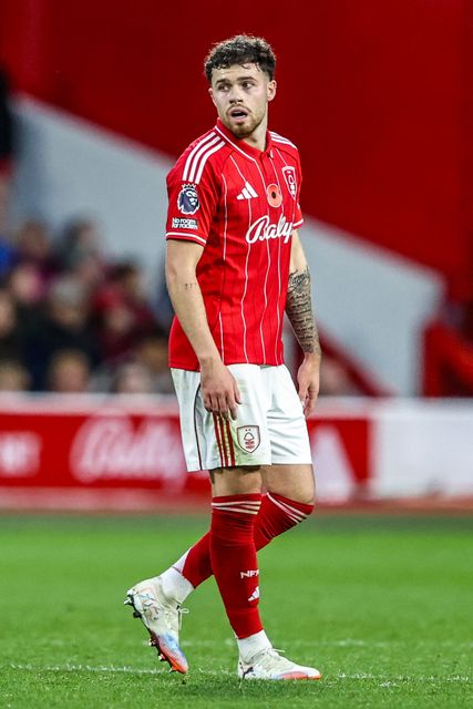 Neco Williams of Nottingham Forest during the Premier League match Nottingham Forest vs Manchester United at City Ground, Nottingham, United Kingdom, 1st November 2025

(Photo by Alfie Cosgrove/News Images)

*** GER AUT SUI OUT ***