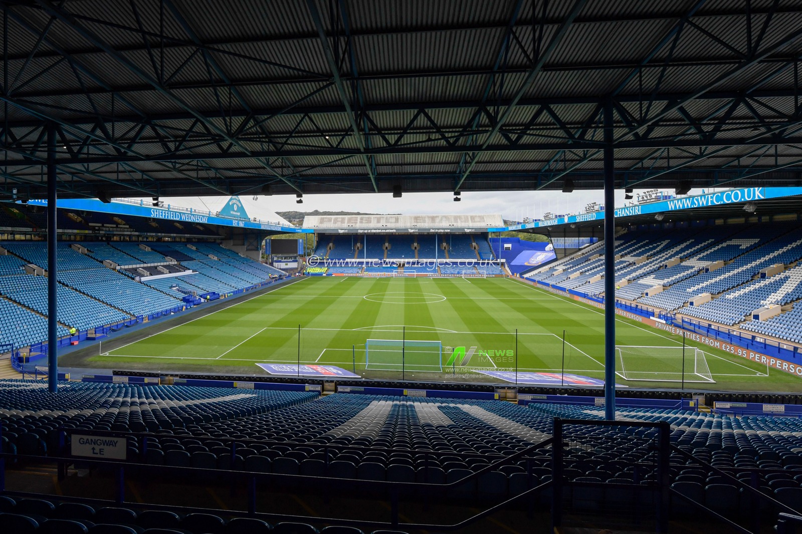 A general view of Hillsborough, the home of Sheffield Wednesday