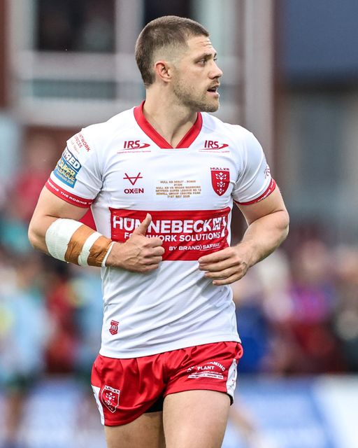 Ryan Hampshire of Hull KR during the Betfred Super League round 12 match Hull KR vs Wigan Warriors at Sewell Group Craven Park, Hull, United Kingdom on 21 May 2026

(Photo by Alfie Cosgrove/News Images)