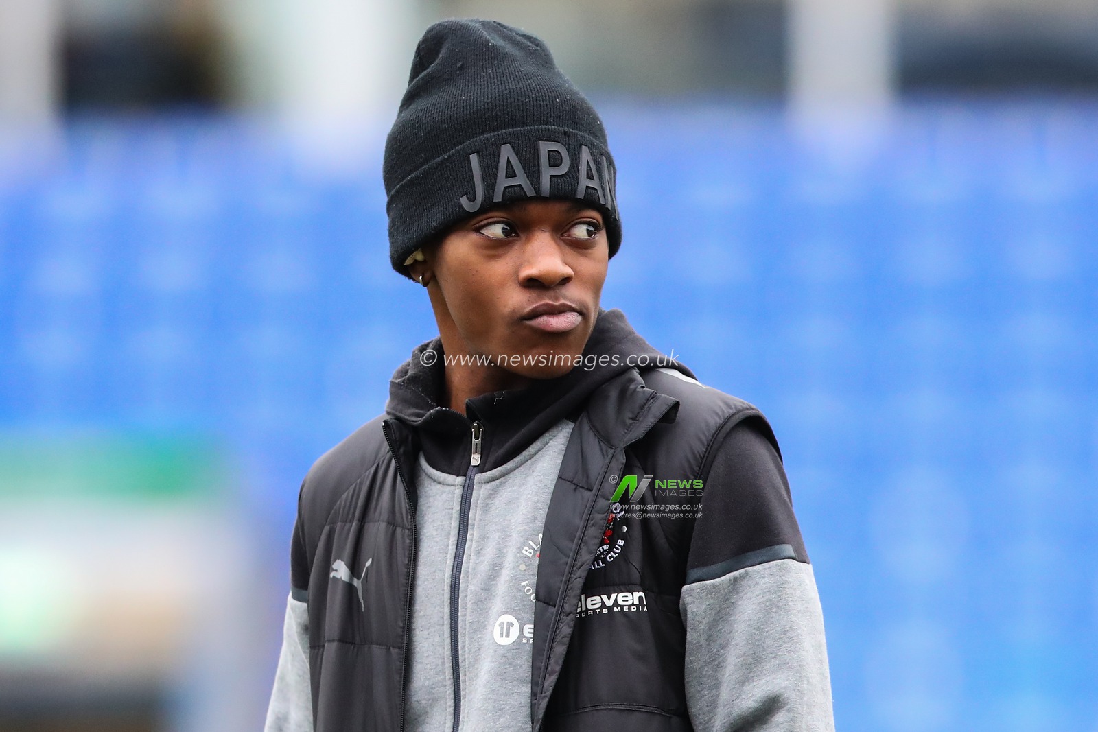 Karamoko Dembele of Blackpool arrives ahead of the Sky Bet League 1 match Peterborough United vs Blackpool at Weston Homes Stadium, Peterborough, United Kingdom, 17th February 2024

(Photo by Gareth Evans/News Images)
