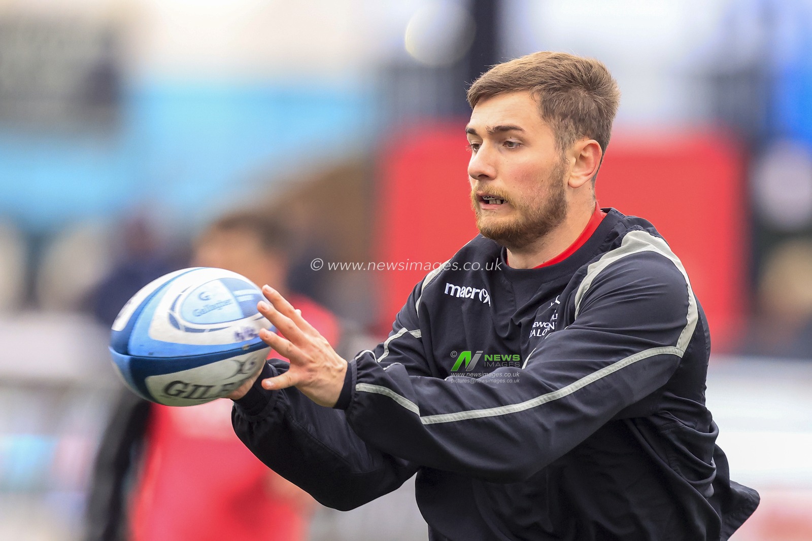 Ben Stevenson of Newcastle Falcons during the pre-game warm up
