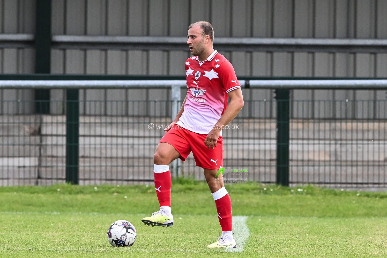 Pre-season friendly match AFC Fylde vs Barnsley at Mill Farm, Fylde, United Kingdom, 8th July 2023

(Photo by Craig Thomas/News Images)