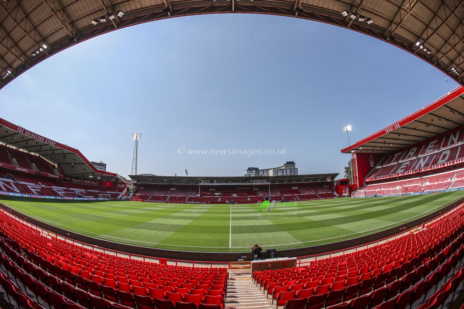 A general view of the City Ground ahead of the Premier League match Nottingham Forest vs Brentford at City Ground, Nottingham, United Kingdom, 16th August 2025

(Photo by Alfie Cosgrove/News Images)