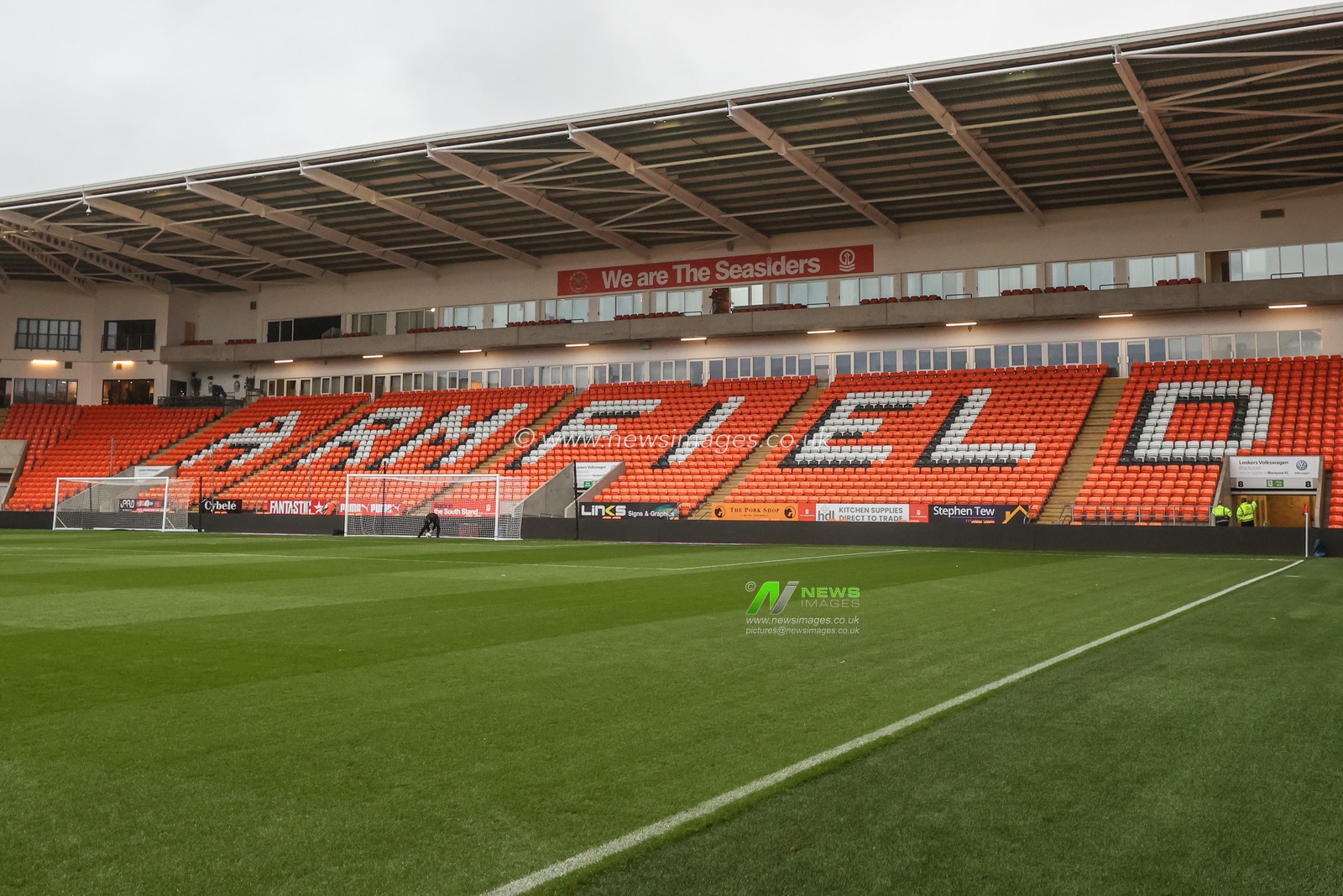 A general view of Bloomfield Road ahead of this afternoons late kick-off, Blackpool v Queens Park Rangers