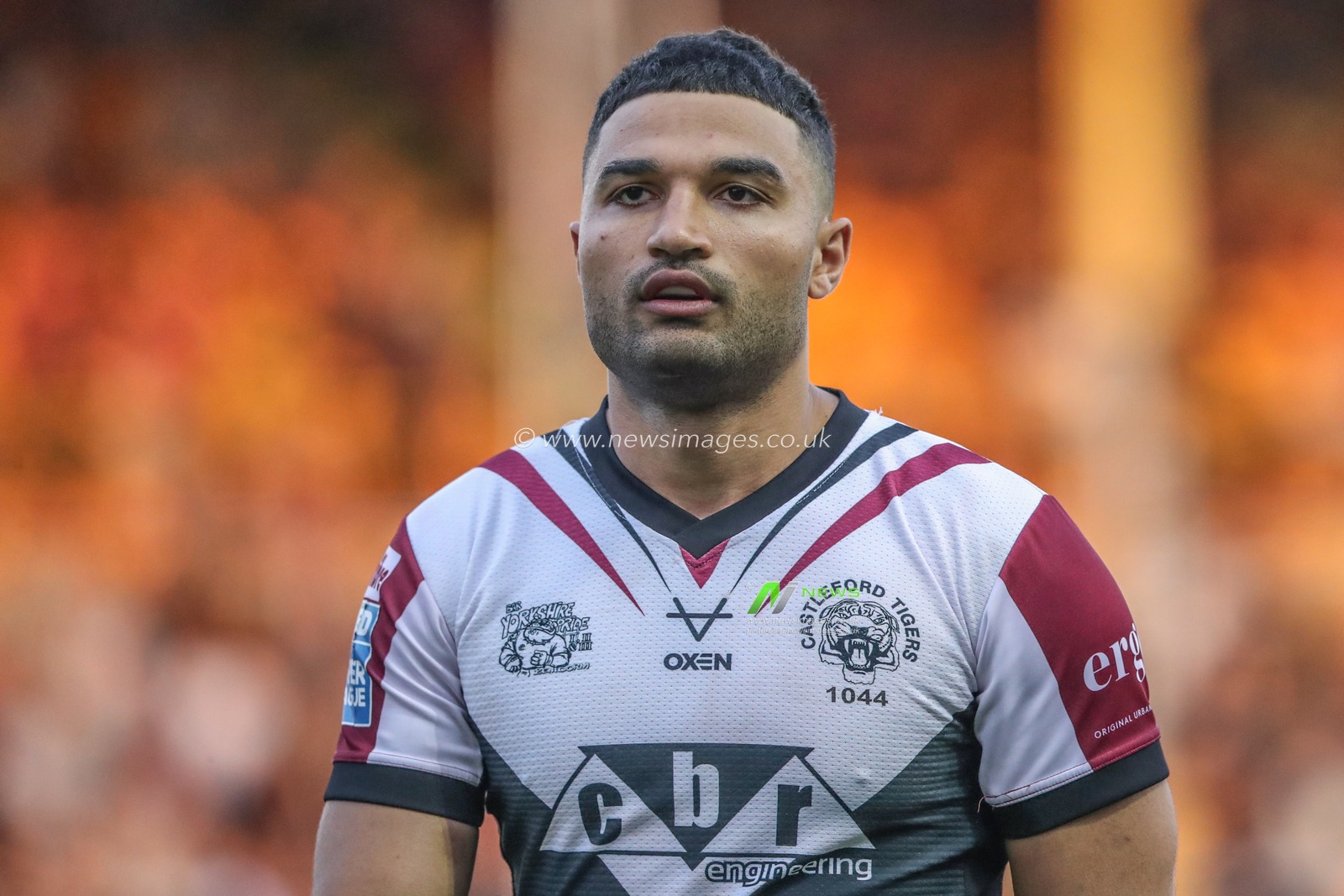 Elie El-Zakhem of Castleford Tigers during the Betfred Super League Round 20 match Castleford Tigers vs Leigh Leopards at The Mend-A-Hose Jungle, Castleford, United Kingdom, 1st August 2024

(Photo by Alfie Cosgrove/News Images)