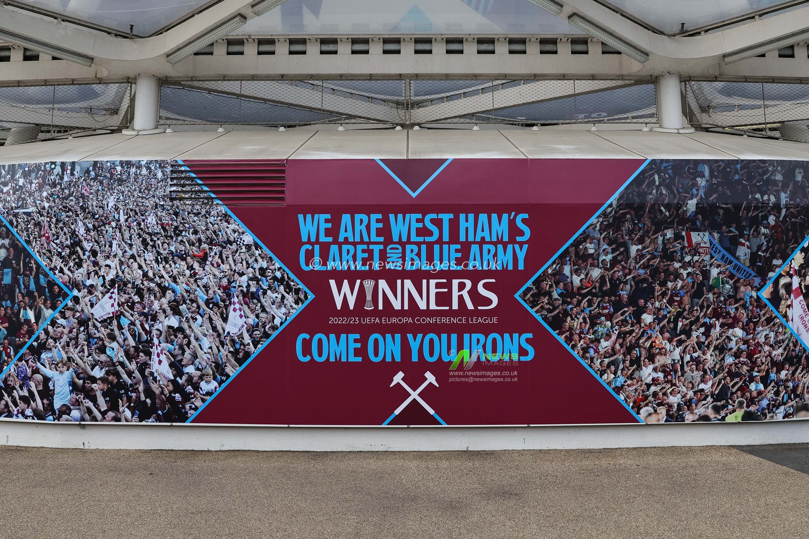 A general view of The London Stadium ahead of the Premier League match West Ham United vs Chelsea at London Stadium, London, United Kingdom, 20th August 2023

(Photo by Mark Cosgrove/News Images)