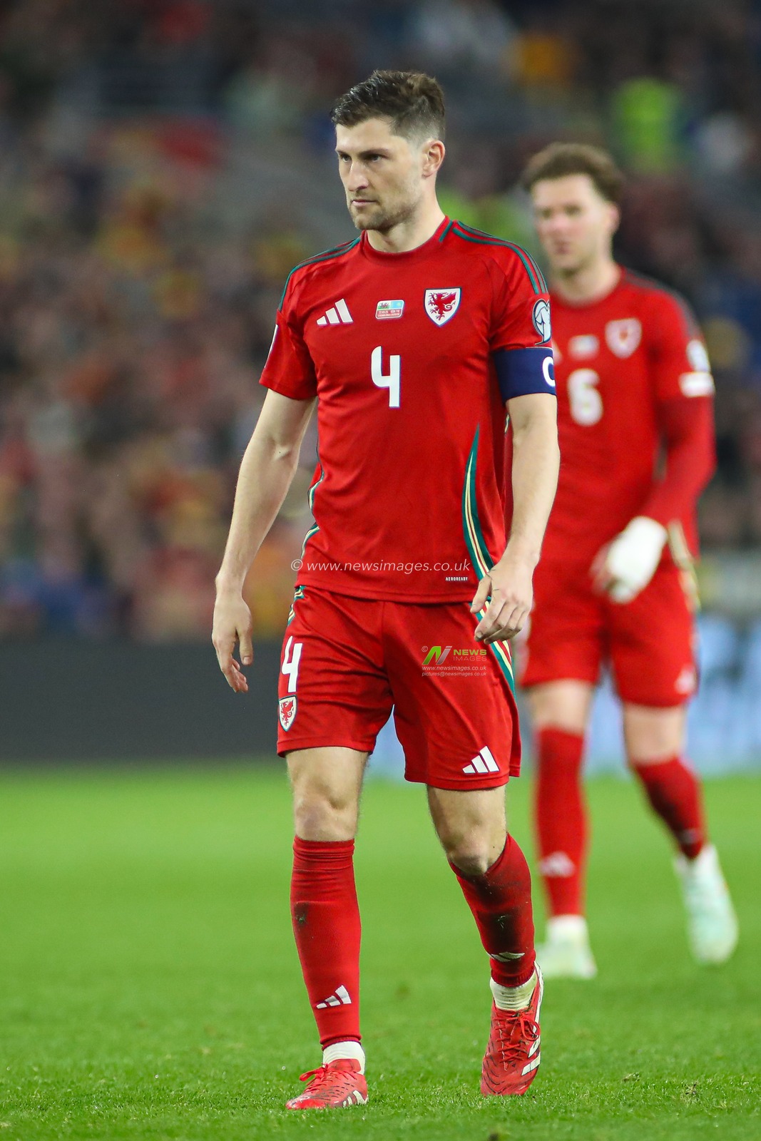 Ben Davies of Wales during the FIFA World Cup Qualifiers Group J match Wales vs Kazakhstan at Cardiff City Stadium, Cardiff, United Kingdom, 22nd March 2025

(Photo by Andrew Lewis/News Images)