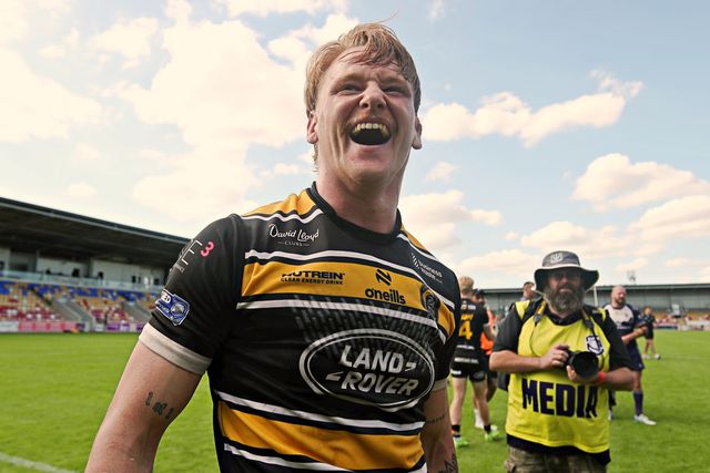 Jack Martin of York Knights RLFC after the Betfred Championship match York City Knights vs Featherstone Rovers at LNER Community Stadium, York, United Kingdom, 29th June 2025

(Photo by Sam Eaden/News Images)