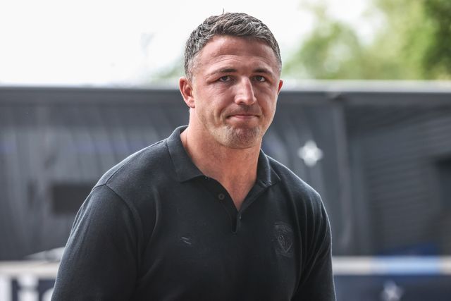 Sam Burgess Head Coach of Warrington Wolves arrives during the Betfred Super League Round 23 match Huddersfield Giants vs Warrington Wolves at Accu Stadium, Huddersfield, United Kingdom, 24th August 2025

(Photo by Alfie Cosgrove/News Images)