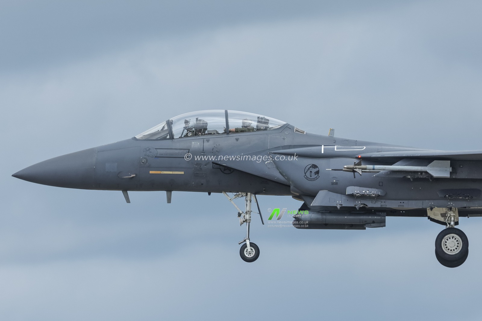 United States Air Force McDonnell Douglas, F-15 Eagle take off and land at RAF Lakenheath, Lakenheath, United Kingdom, 26th June 2025

(Photo by Mark Cosgrove/News Images)