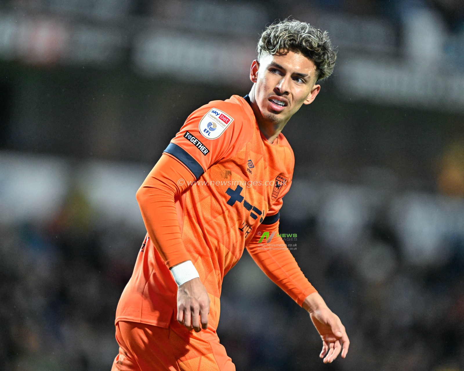 Jeremy Sarmiento  of Ipswich Town, during the Sky Bet Championship match Blackburn Rovers vs Ipswich Town at Ewood Park, Blackburn, United Kingdom, 29th March 2024

(Photo by Cody Froggatt/News Images)