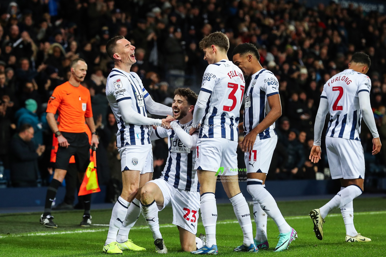Mikey Johnston of West Bromwich Albion celebrates his goal to make it 1-0 during the Sky Bet Championship match West Bromwich Albion vs Coventry City at The Hawthorns, West Bromwich, United Kingdom, 1st March 2024

(Photo by Gareth Evans/News Images)