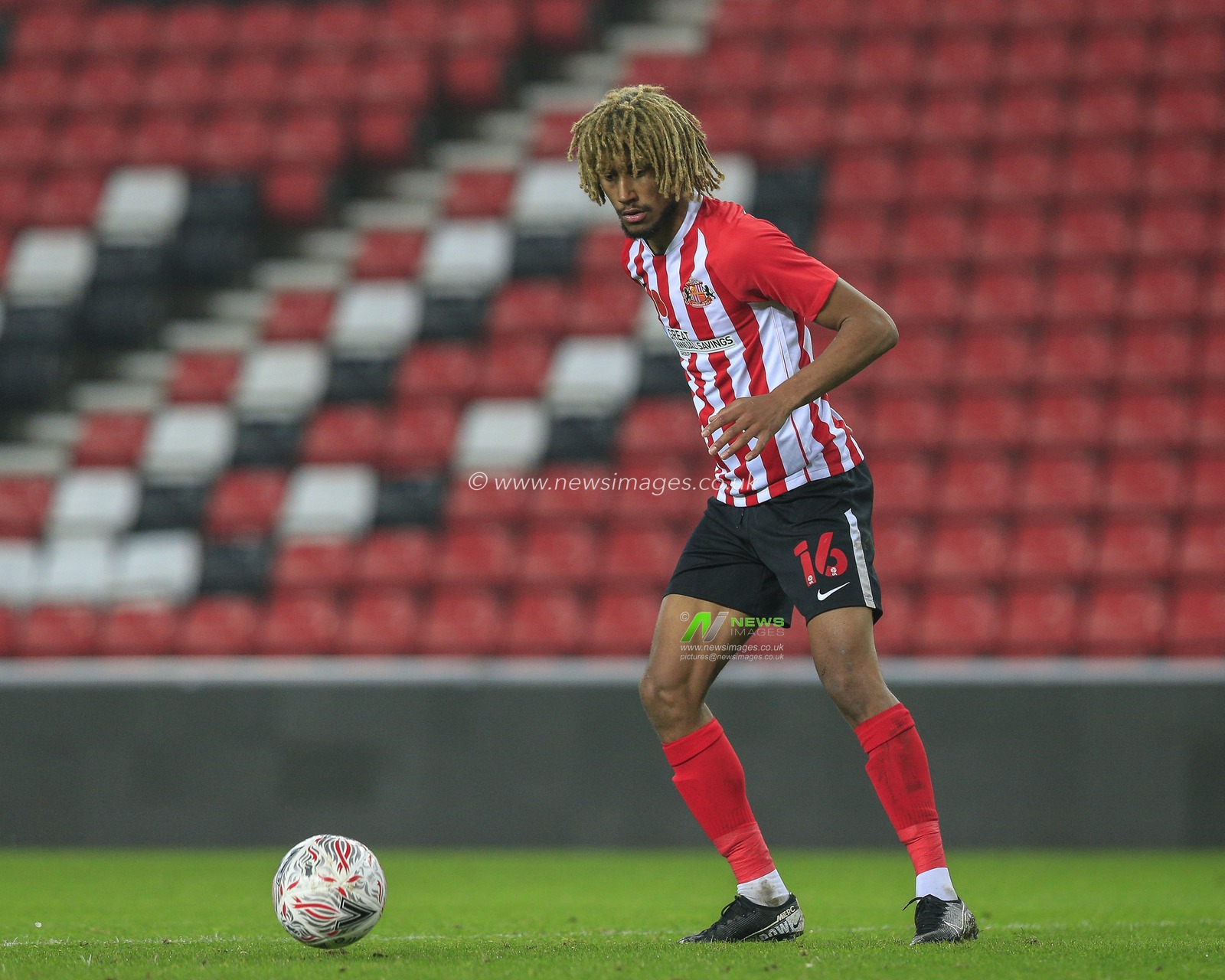 Dion Sanderson #16 of Sunderland in action