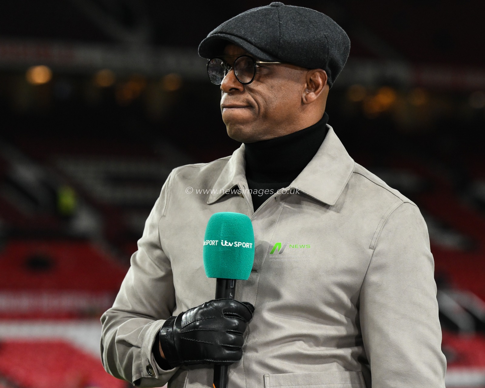 Ian Wright gives an interview ahead of the Emirates FA Cup Fourth Round match Manchester United vs Leicester City at Old Trafford, Manchester, United Kingdom, 7th February 2025

(Photo by Craig Thomas/News Images)