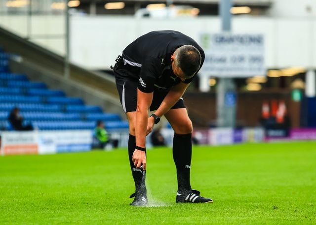 referee Michael Oliver during the Pre-season friendly match Nottingham Forest vs Monaco at SMH Group Stadiumact Stadium, Chesterfield, United Kingdom, 19th July 2025

(Photo by Richard Bierton/News Images)