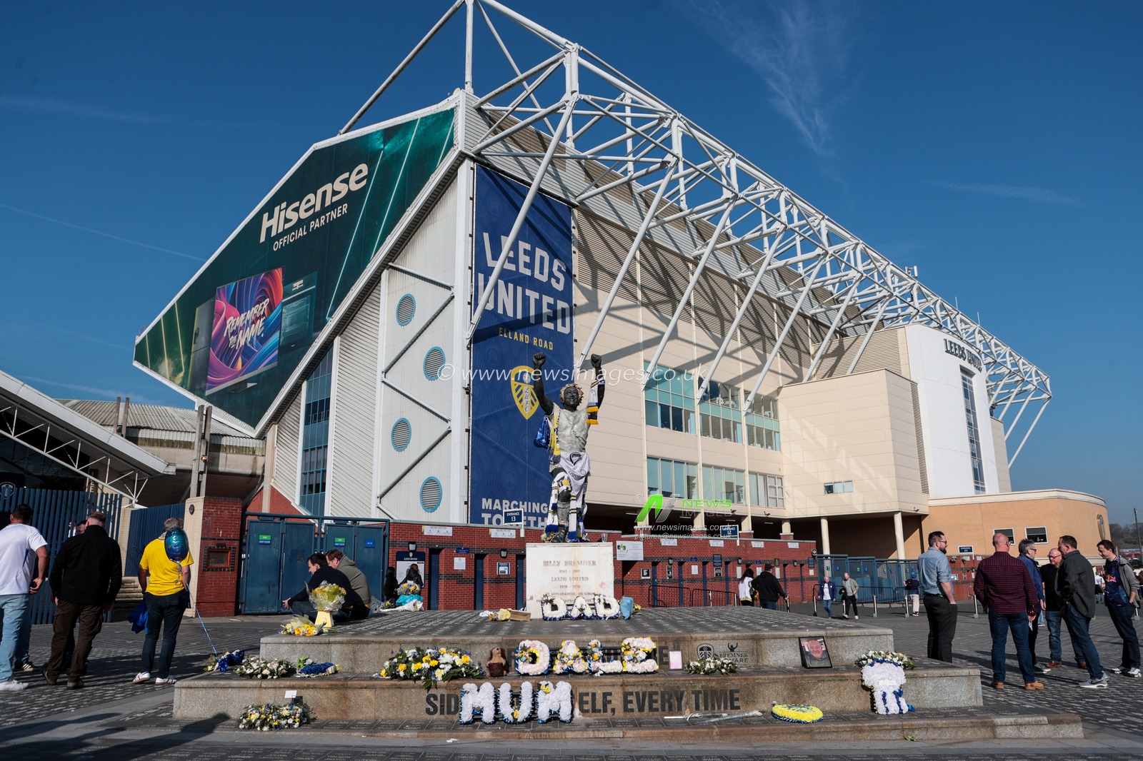 A general view of Elland Road ahead of the Sky Bet Championship match Leeds United vs Preston North End at Elland Road, Leeds, United Kingdom, 12th April 2025

(Photo by Richard Bierton/News Images)