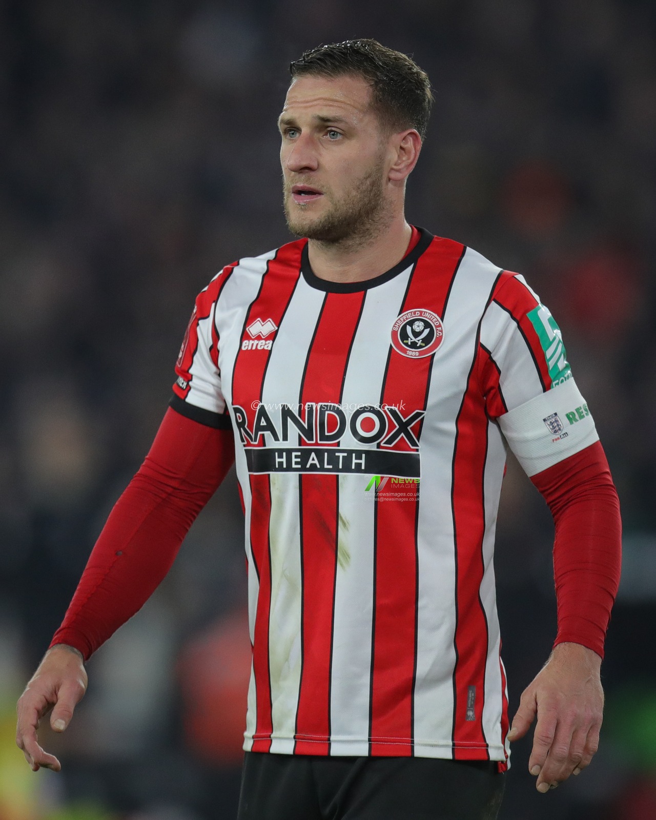 Billy Sharp #10 of Sheffield United during the Emirates FA Cup Fourth Round Replay match Sheffield United vs Wrexham at Bramall Lane, Sheffield, United Kingdom, 7th February 2023

(Photo by James Heaton/News Images)
