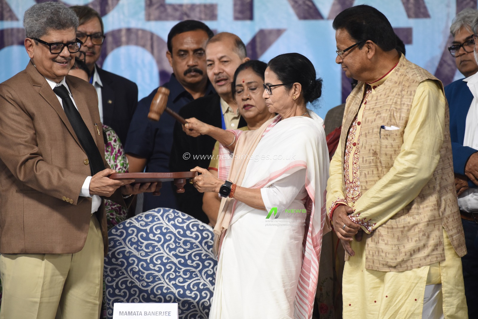 Chief Minister of West Bengal state Mamata Banerjee  Inauguration the 48th International Kolkata book Fair  in Kolkata on January 28,2025.Photo by Debajyoti Chakraborty.(Photo: Debajyoti Chakraborty/News Images)