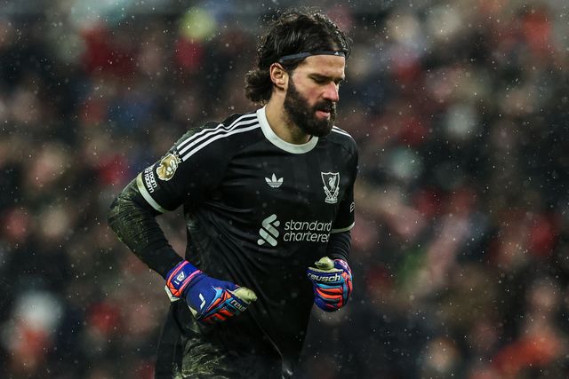 Liverpool goalkeeper Alisson Becker during the Premier League match Sunderland vs Liverpool at Stadium Of Light, Sunderland, United Kingdom on 11 February 2026

(Photo by Alfie Cosgrove/News Images)