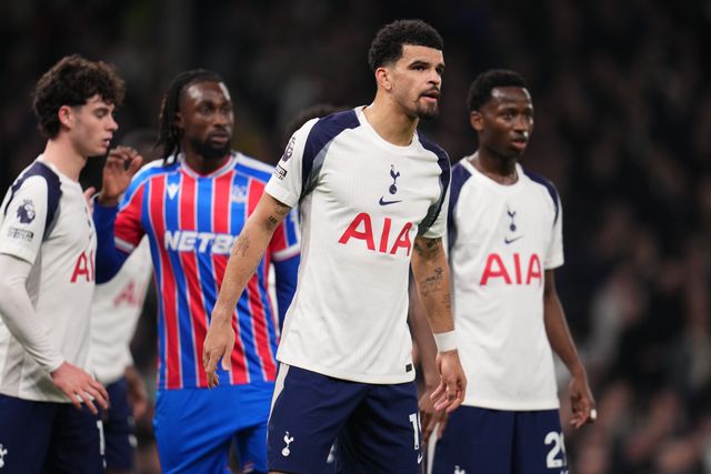 Dominic Solanke of Tottenham Hotspur during the Premier League match Tottenham Hotspur vs Crystal Palace at Tottenham Hotspur Stadium, London, United Kingdom on 05 March 2026

(Photo by Harvey Murphy/News Images)
