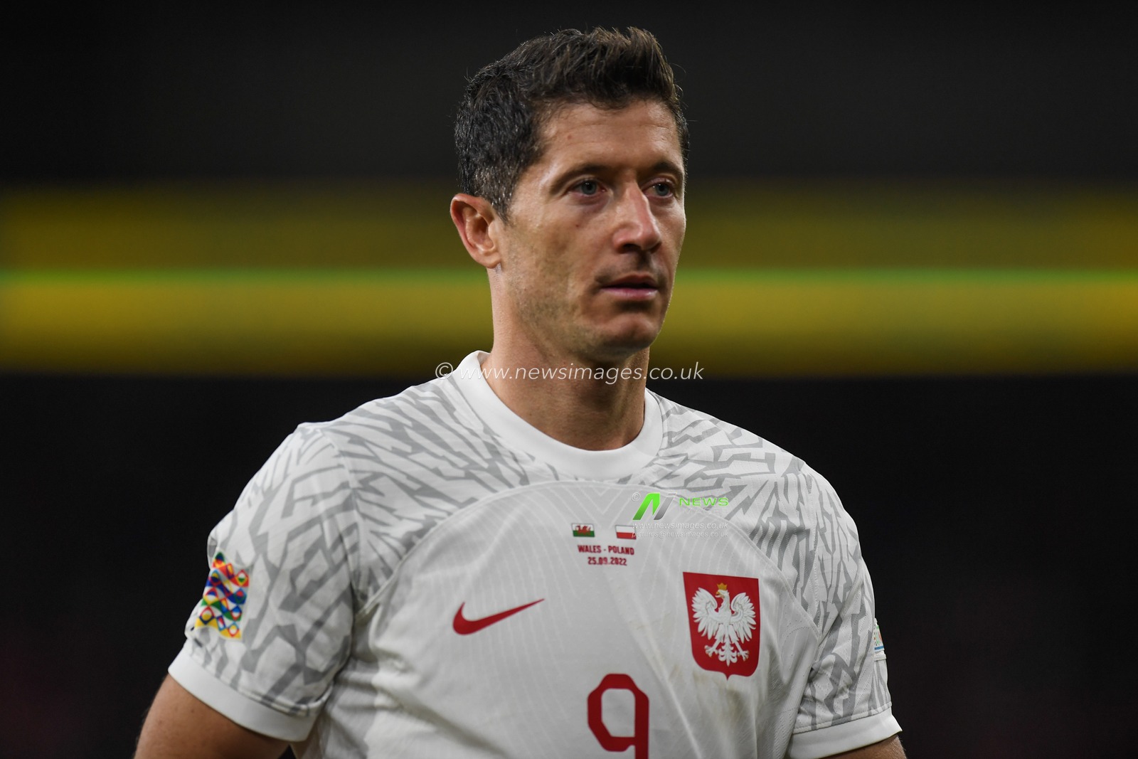 Poland's Robert Lewandowski during the UEFA Nations League Group A4 match between Wales vs Poland at Cardiff City Stadium, Cardiff, United Kingdom, 25th September 2022

(Photo by Mike Jones/News Images)