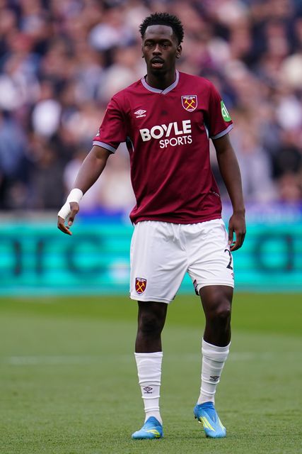 Soungoutou Magassa of West Ham United during the Emirates FA Cup Quarter-Final match West Ham United vs Leeds United at London Stadium, London, United Kingdom on 04 April 2026

(Photo by Harvey Murphy/News Images)