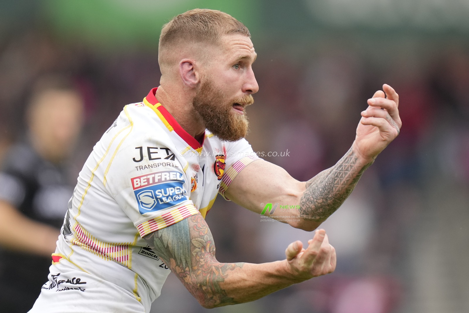 Sam Tomkins #29 of Catalans Dragons during the Betfred Super League Round 10 match Salford Red Devils vs Catalans Dragons at AJ Bell Stadium, Eccles, United Kingdom, 23rd April 2023

(Photo by Steve Flynn/News Images)