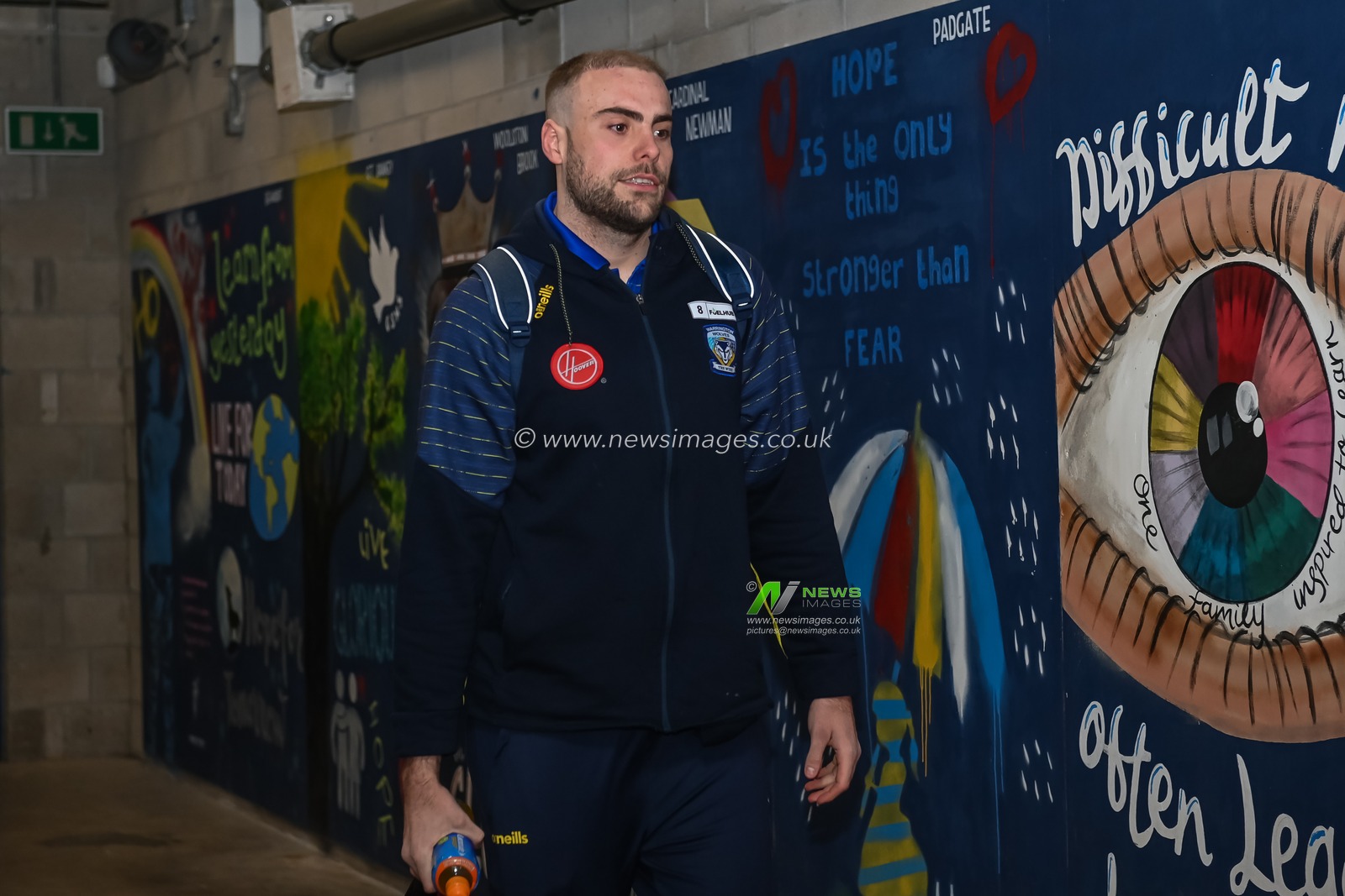 James Harrison #8 of Warrington Wolves arrives ahead of the Betfred Super League Round 1 match Warrington Wolves vs Leeds Rhinos at Halliwell Jones Stadium, Warrington, United Kingdom, 16th February 2023

(Photo by Craig Thomas/News Images)