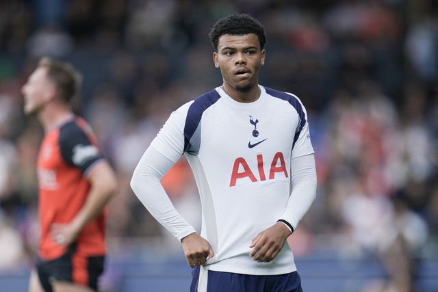 Dane Scarlett during the Pre-season friendly match Luton Town vs Tottenham Hotspur at Kenilworth Road, Luton, United Kingdom, 26th July 2025

(Photo by Harvey Murphy/News Images)