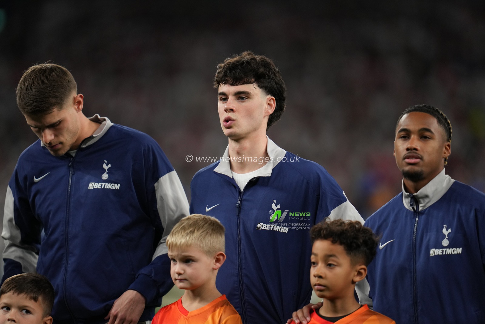 Archie Gray of Tottenham Hotspur during the UEFA Champions League Matchday 6 of 8 Tottenham Hotspur vs Slavia Prague at Tottenham Hotspur Stadium, London, United Kingdom, 9th December 2025

(Photo by Harvey Murphy/News Images)

*** GER AUT SUI OUT ***