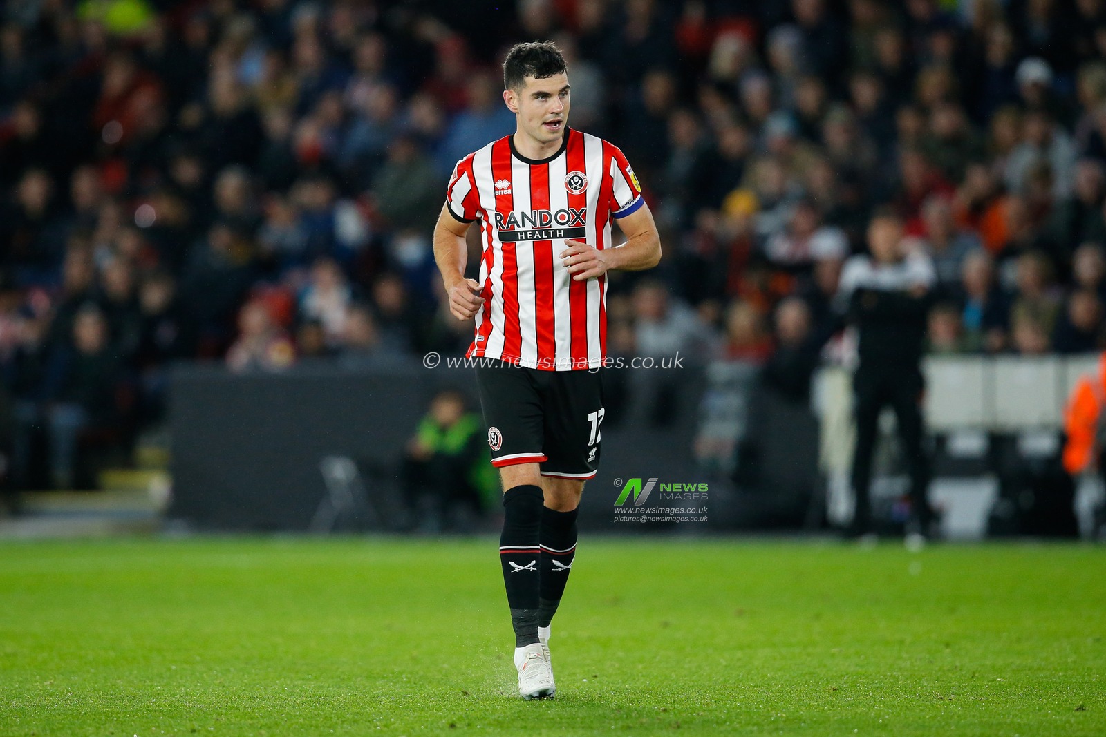 George Baldock #2 of Sheffield United during the Sky Bet Championship match Sheffield United vs Queens Park Rangers at Bramall Lane, Sheffield, United Kingdom, 4th October 2022

(Photo by Ben Early/News Images)