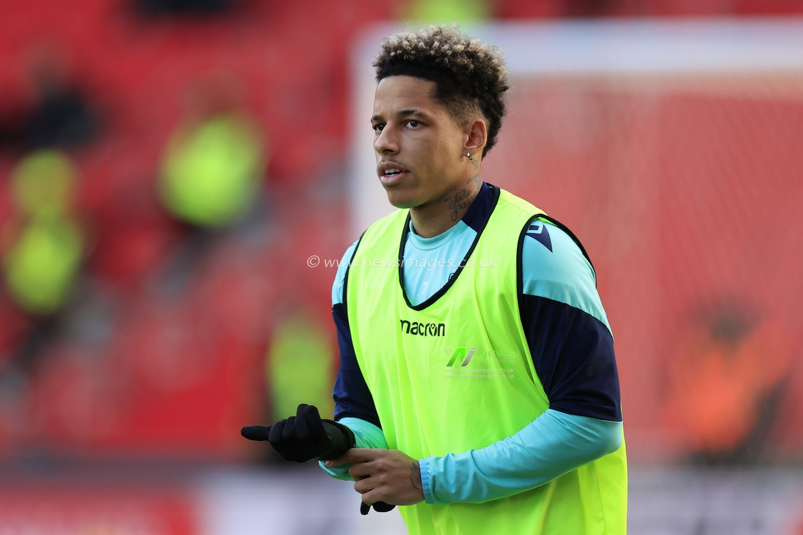 Andre Vidigal #7 of Stoke City during the warm up for the game ahead of the Sky Bet Championship match Stoke City vs Millwall at Bet365 Stadium, Stoke-on-Trent, United Kingdom, 23rd December 2023

(Photo by Conor Molloy/News Images)