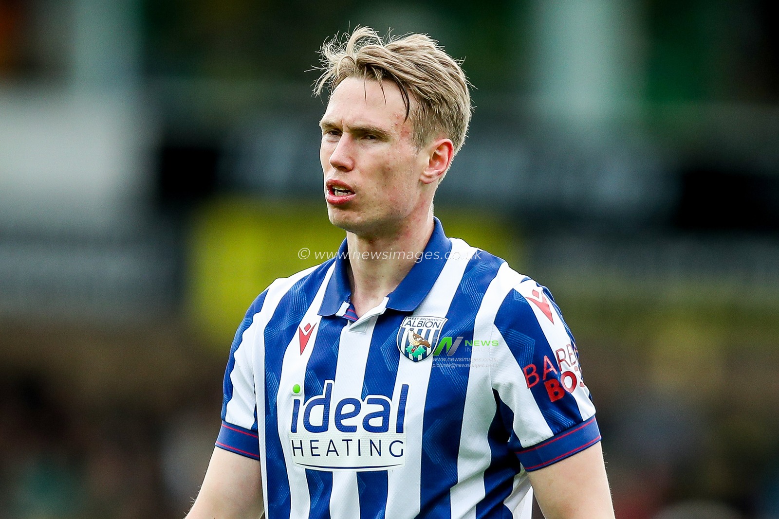 Torbjoan Heggem of West Bromwich Albion looks on during the Sky Bet Championship match Norwich City vs West Bromwich Albion at Carrow Road, Norwich, United Kingdom, 29th March 2025

(Photo by Izzy Poles/News Images)