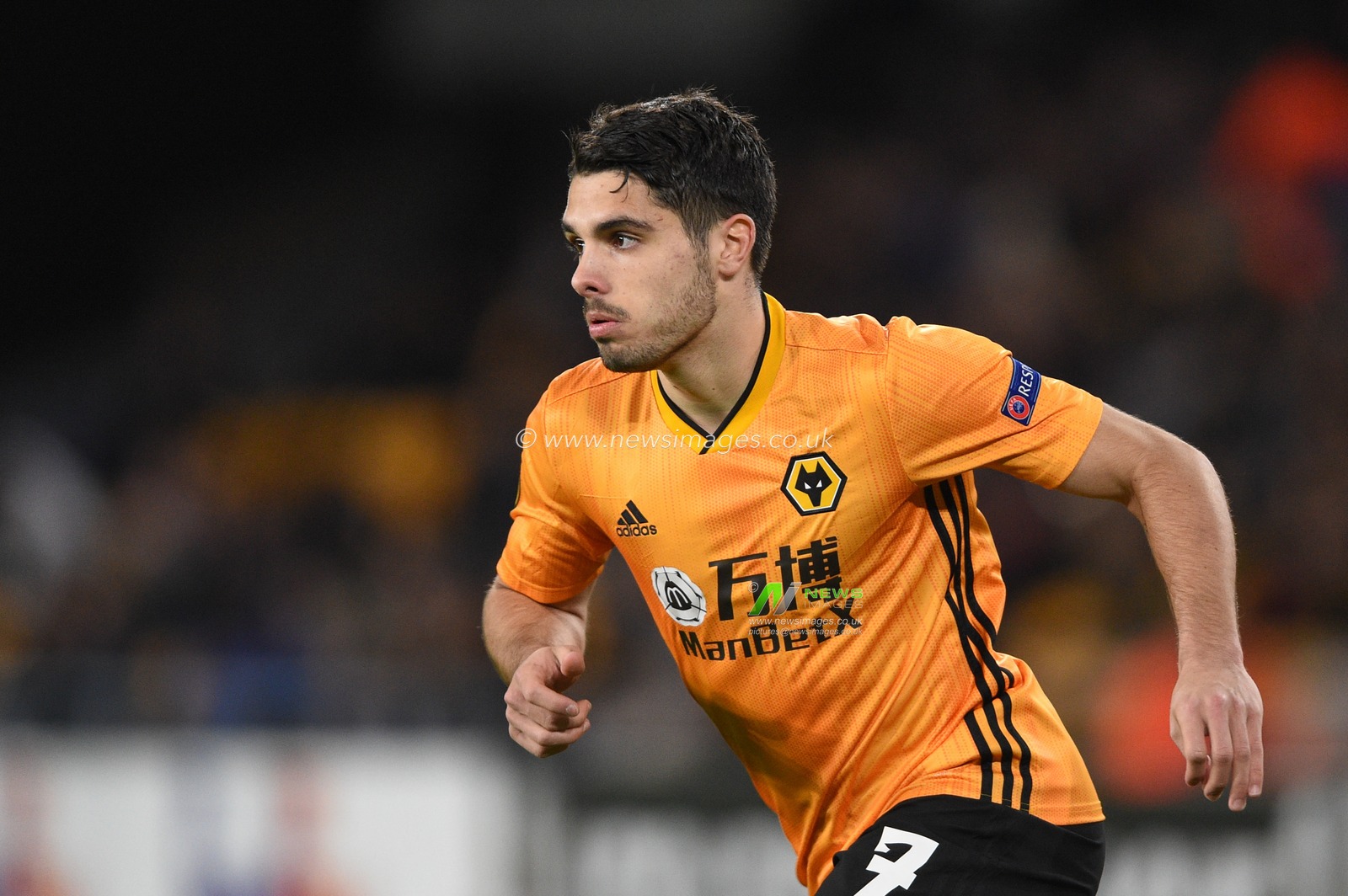 12th December 2019, Molineux, Wolverhampton, England; UEFA Europa League, Wolverhampton Wanderers v Besiktas : Pedro Neto (7) of Wolverhampton Wanderers in action during the game

Credit: Richard Long/News Images