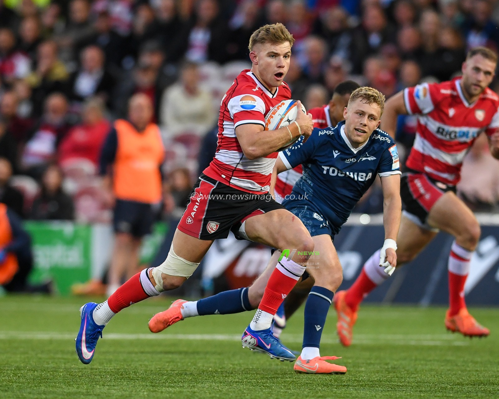 Charlie Atkinson of Gloucester Rugby during the Gallagher Premiership match Gloucester vs Sale Sharks at Kingsholm Stadium, Gloucester, United Kingdom on 08 May 2026

(Photo by Alex Williamson/News Images)