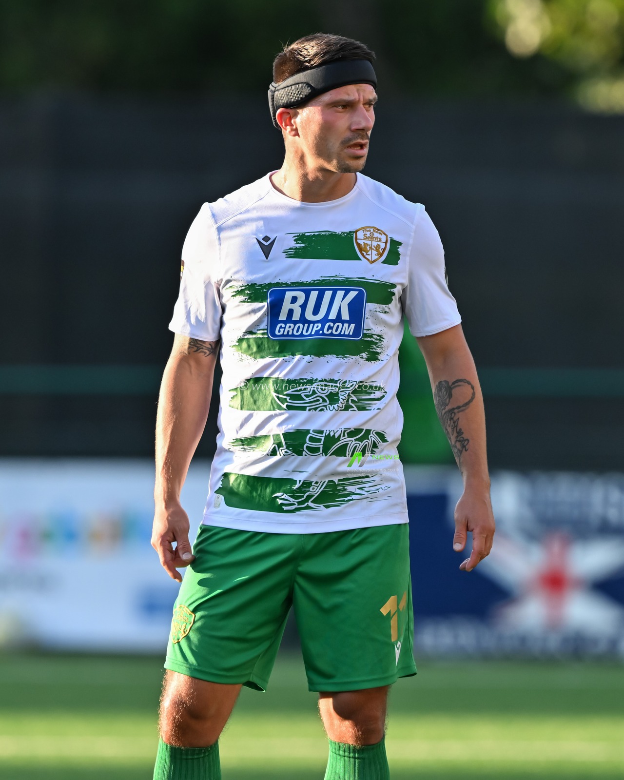 Adrian CieÅ›lewicz of The New Saints during the UEFA Conference League match The New Saints vs FK PanevÄ—Å¾ys at Park Hall Stadium, Oswestry, United Kingdom, 29th August 2024

(Photo by Cody Froggatt/News Images)