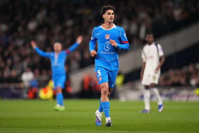 Johnny Cardoso of Atlético Madrid during the UEFA Champions League match Tottenham Hotspur vs Atletico Madrid at Tottenham Hotspur Stadium, London, United Kingdom on 18 March 2026

(Photo by Harvey Murphy/News Images)