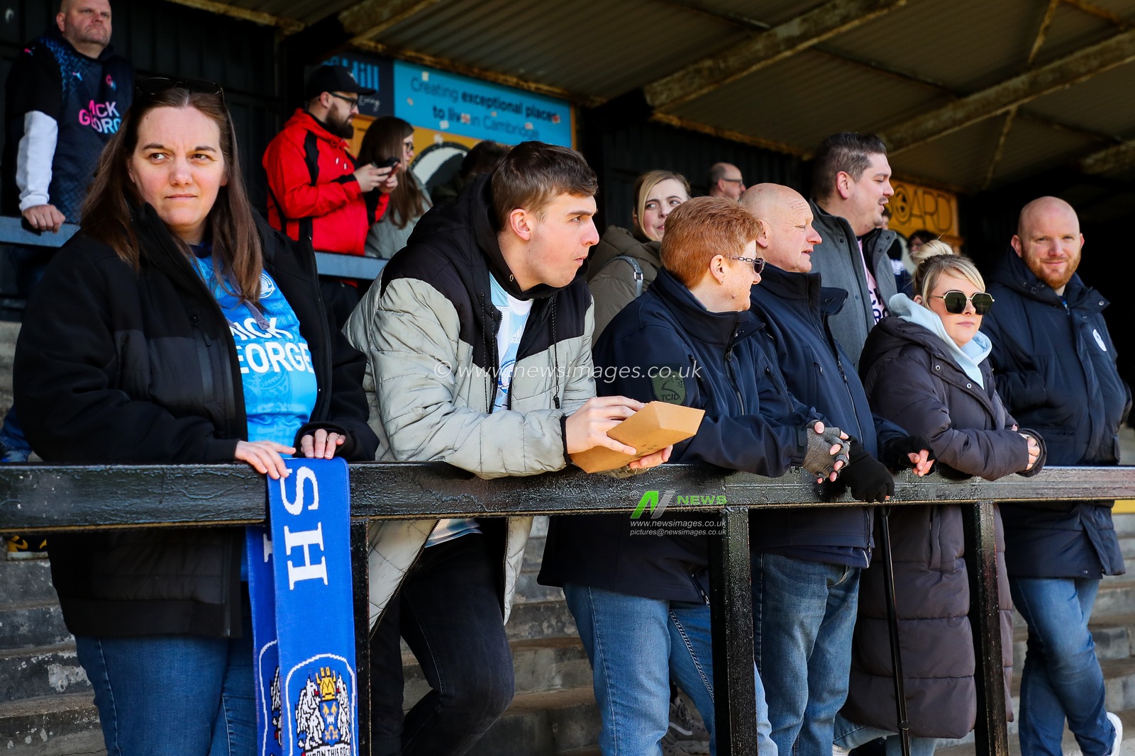 Fans arrive at the Cledara Abbey Stadium prior to the Sky Bet League 1 match Cambridge United vs Peterborough United at Cledara Abbey Stadium, Cambridge, United Kingdom, 15th March 2025

(Photo by Izzy Poles/News Images)